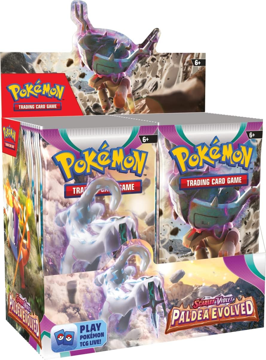 Pokemon Paldea Evolved Booster Packs and Boxes
